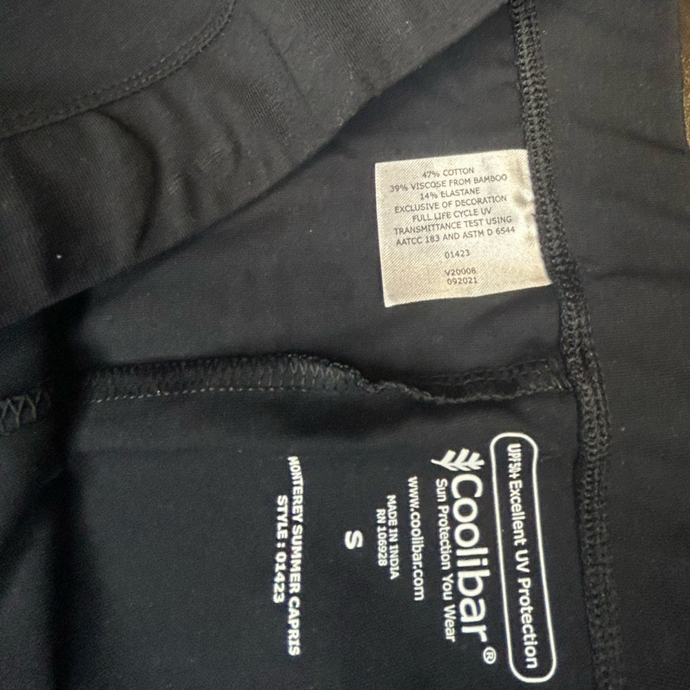New Coolibar UPF 50+ Women's MONTEREY SUMMER CAPRIS Sun Protective size Small - Picture 7 of 9